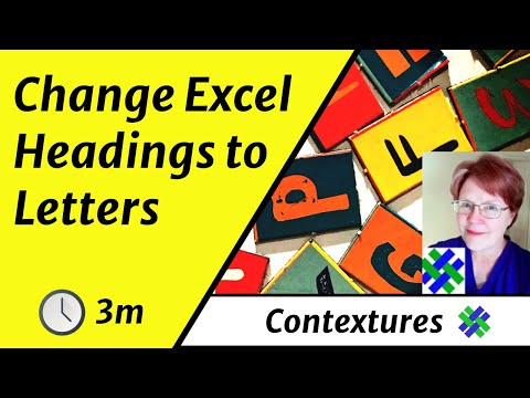 How to Change Excel Column Headings from Numbers to Letters How to Change Excel Column Headings from Numbers to Letters