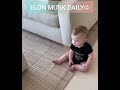Elon Musk and Grimes Son X Æ A-12.  #shorts #elonmusk #grimes #viral