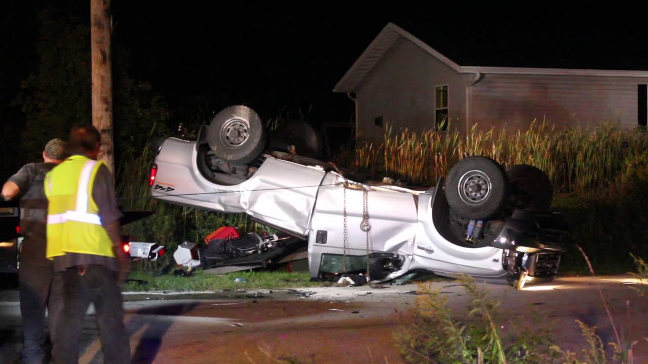 Rollover With Possible Injury - YouTube