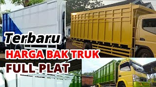 Harga Bak Truk Full Plat Baru 34 JT