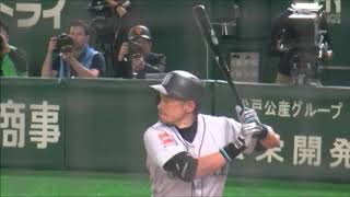 最後に生で見れて良かった･･･  イチロー選手のバッティングシーン  東京ドーム