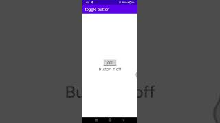 Toggle buttons in android 💓💖🔥#androidstudio #viral
