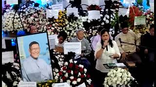 Vocal Coach Teacher Tracy sings and weeps on her Father's Funeral
