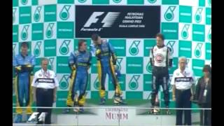 2006 Malaysian Grand Prix Podium Ceremony