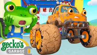 Max & Molly Mudbath | Gecko's Garage | Cartoons For Kids | Toddler Fun Learning