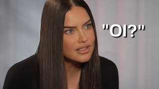 Adriana Lima sendo DESRESPEITADA em entrevistas no exterior (legendado)