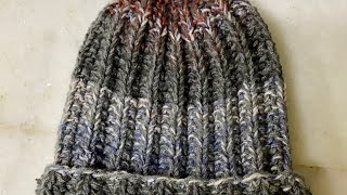 قبعة غرزة فيشر مان /Fisherman’s rib stitch Hat