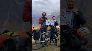 Chasing the Khunjerab Pass before winter #karakorum #bikepacking #pakistan #biketravel #adventure