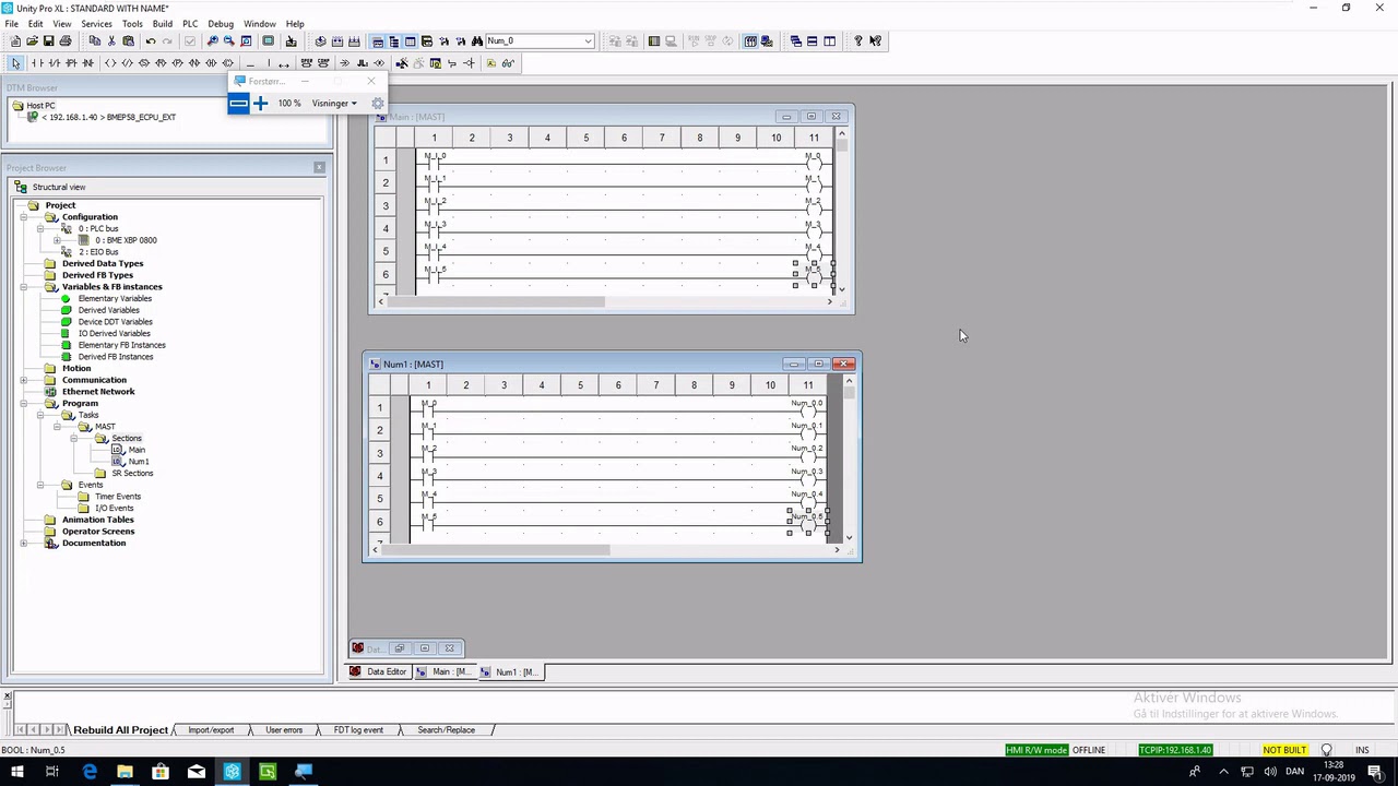 How To Setup And Use OperatorScreen In Schneider Electric Unity Pro ...