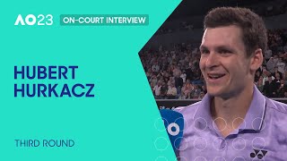 Hubert Hurkacz On-Court Interview | Australian Open 2023 Third Round