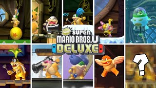 New Super Mario Bros. U Deluxe - All Bosses (No Damage) + Ending & Credits