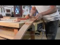 demilune desk building process by doucette and wolfe furniture makers