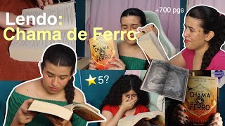 Vlog de Leitura: Lendo Chama de Ferro 🔥🐉 |  (Sem Spoiler)