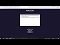 Word Counter JavaScript With Source Code | Source Code & Projects