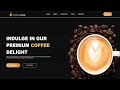 How to Create Coffee Website Using HTML and CSS | Fast Code