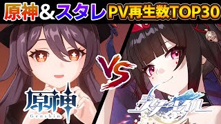 【原神＆スタレ】ホヨバで一番再生されてるPV動画は？原神スタレ実戦動画ランキングTOP30