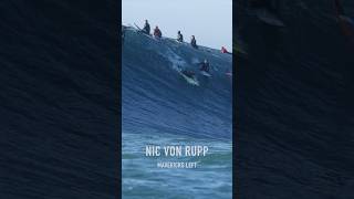 ON A RAIL 👉 NIC VON RUPP • MAVERICKS #surf #mavzleft #nicvonrupp #powerlinesproductions