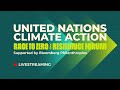 United Nations Climate Action: Race to Zero and Resilience Forum