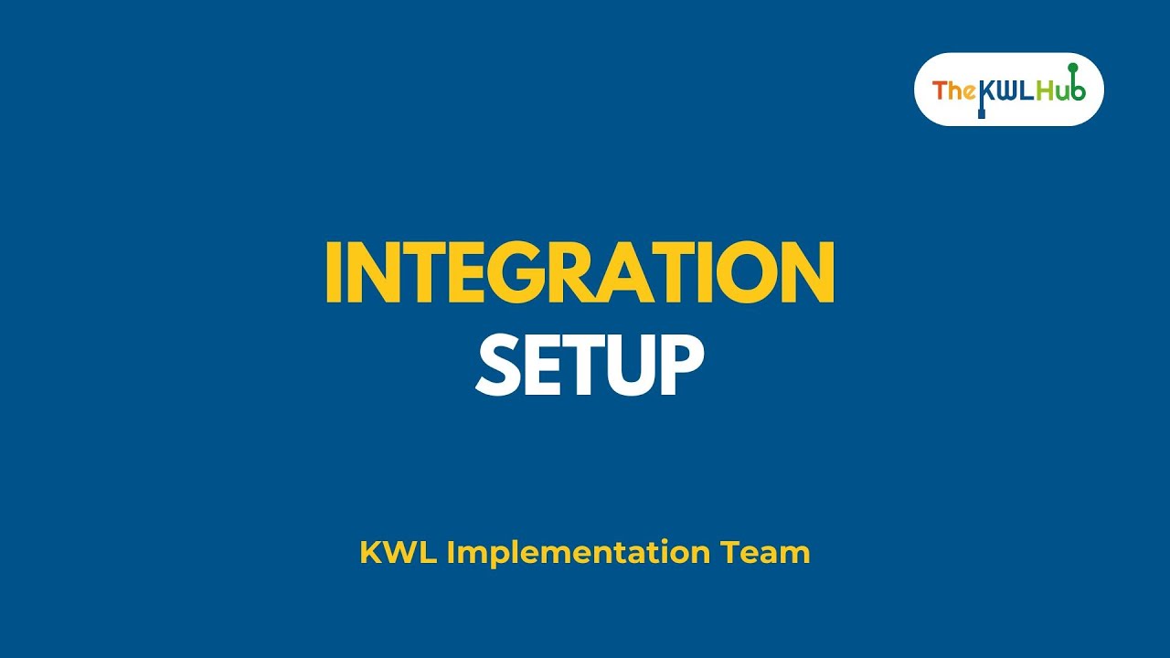 Integration Setup Youtube