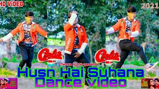 #video Husn hai Suhana dance हुस्न है सुहाना coolie No.1 dhavan/ govinda stayl dance #YouTube#short