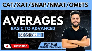 Averages Session 01 || CAT Preparation 2024 || Quantitative Aptitude || By Udit Saini  #cat2024