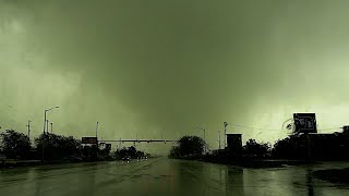 Monster Tornado Slams Portage, Michigan With Large Debris Falling