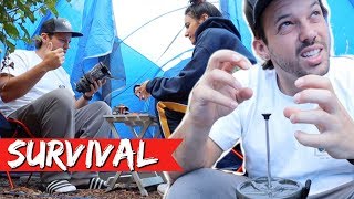 OVERNIGHT URBAN CAMPING IN HOLLYWOOD!!