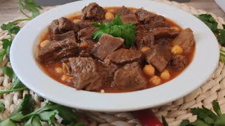 شطيطحة لسان (بقري)  🇩🇿 Chtitha lssèn langue de boeuf sauce piquante