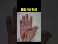 물질적 풍요 vs 정신적 풍요 무엇을 중요시하나요 손금 재물운 금전운 지능선