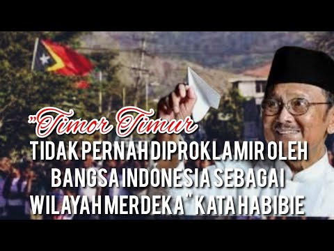 BJ Habibie Bicara Orde Baru Dan Timor Leste - YouTube