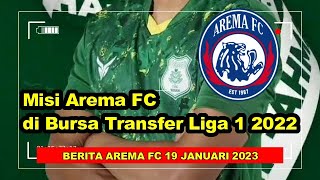Misi Arema FC di Bursa Transfer Liga 1 2022, Pulangkan Sang Mantan dan Putra Daerah Asli Malang