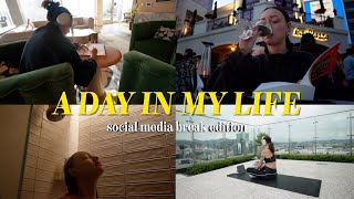 DAY IN MY LIFE VLOG | solo date, social media break, self-care, etc.