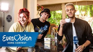 Malik Harris trifft im Speeddate auf LUM!X und Pia Maria | Eurovision Song Contest 2022 | NDR