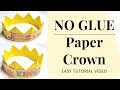 NO GLUE Paper Crown Tutorial | Jesus is my King #DIYPaperCrown #noglue