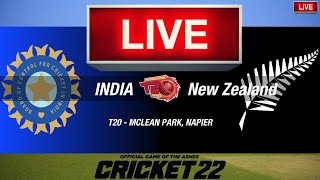 🛑Hindi🛑LIVE- INDIA vs NEW ZEALAND 3rd T20🛑NZ vs IND🛑CRICKET 22 GAMEPLAY🛑LIVE MATCH STREAMING🏏🏆🏏