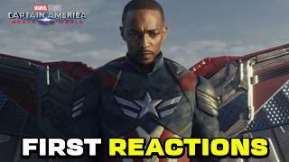 CAPTAIN AMERICA BRAVE NEW WORLD REVIEWS and REACTIONS ARE....