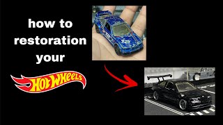 RESTORATION!!! hotwheels BMW M3 e36 widebody