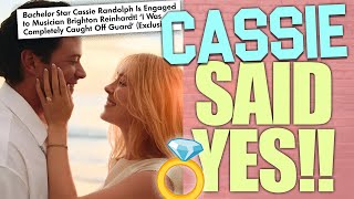 Bachelor Star Cassie Randolph Gets Engaged To Brighton! See The Photos Here!