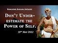 393. Bhagavan Ramana Satsang - Don't underestimate power of Self.