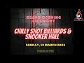 Opening of Chilly Shot, the newest and most exciting haunted billiards and snooker hall