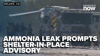 Ammonia leak prompts hazmat response at Delano cold storage facility