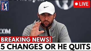PGA Tour in MELTDOWN: Scottie Scheffler THREATENS to QUIT Unless These 5 Rule Changes Are Made
