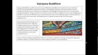 Theravada, Mahayana and Vajrayana Buddhism