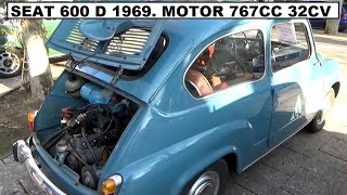 Seat 600 D año 1969. Revisión mecánica y vuelta al pasado.