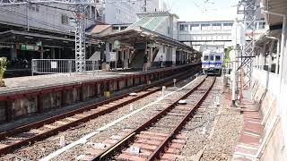 南海高野線 堺東駅7100系 試運転(留置線) 発車