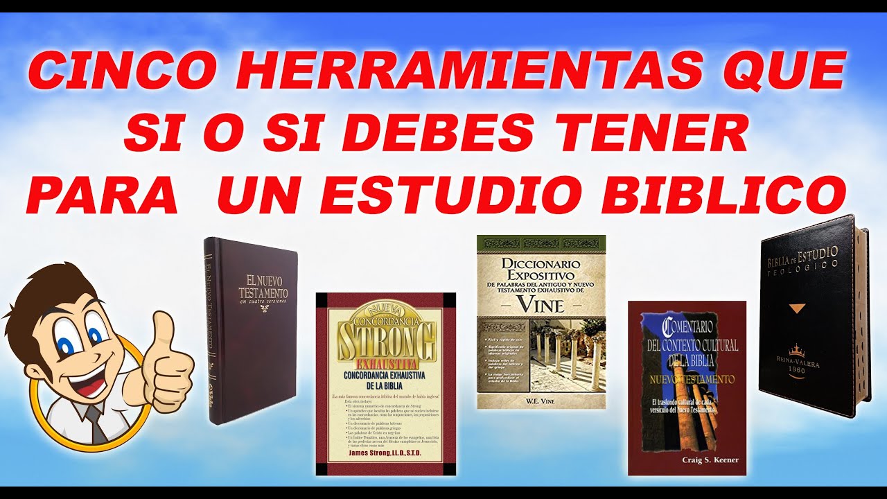 5 HERRAMIENTAS QUE DEBES TENER PARA COMENZAR UN ESTUDIO BIBLICO - YouTube