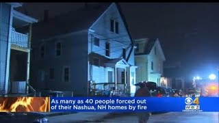 Fire Rips Through Multi-Family Nashua Home, Displacing As Many As 40