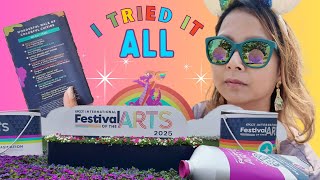 Disney Epcot Festival of The Arts 2025 | Every Snack To Complete Wonderful Walk of Colorful Cuisine