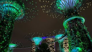 Gardens by the Bay Light Show, Singapore 🇸🇬 4K Show