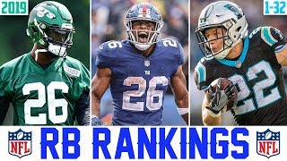 Ranking NFL RB's From WORST To FIRST For 2019 (All 32 NFL Starting RUNNING BACKS Ranked!)